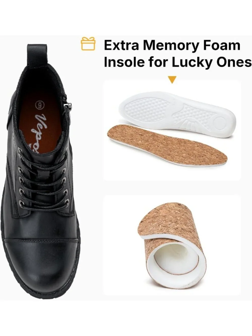 Stylish Lace-Up Combat Ankle Boots with Cap Toe & Low Block Heel for Women